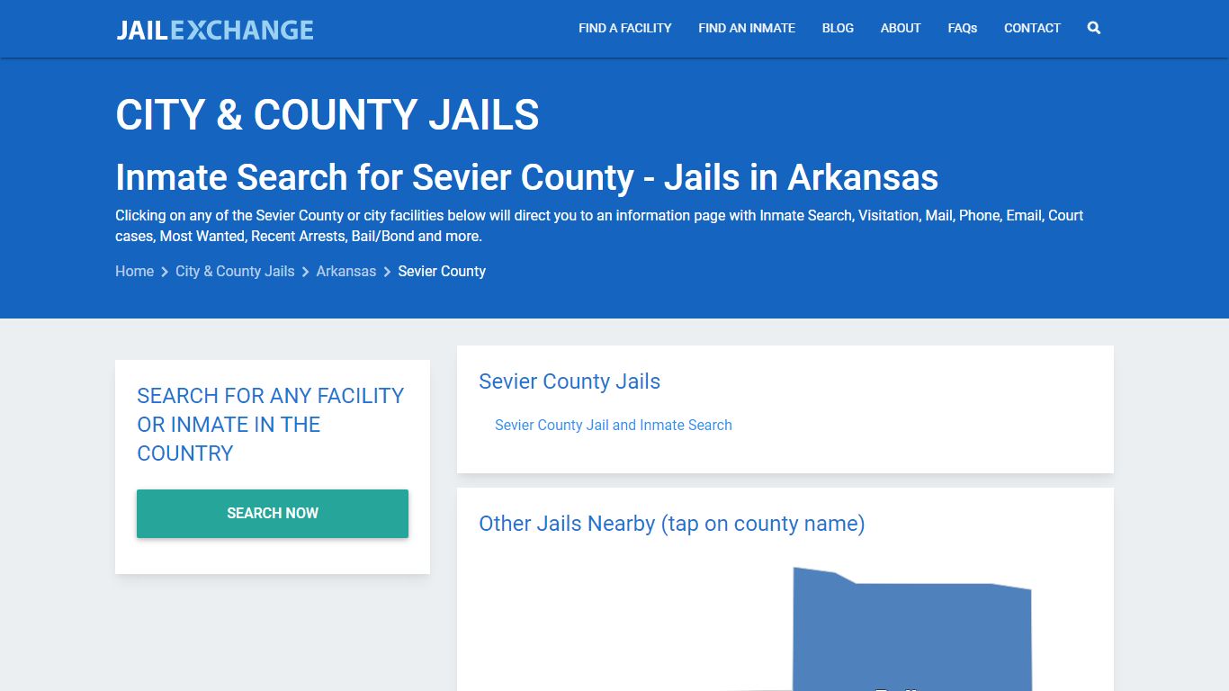Inmate Search for Sevier County | Jails in Arkansas - Jail Exchange